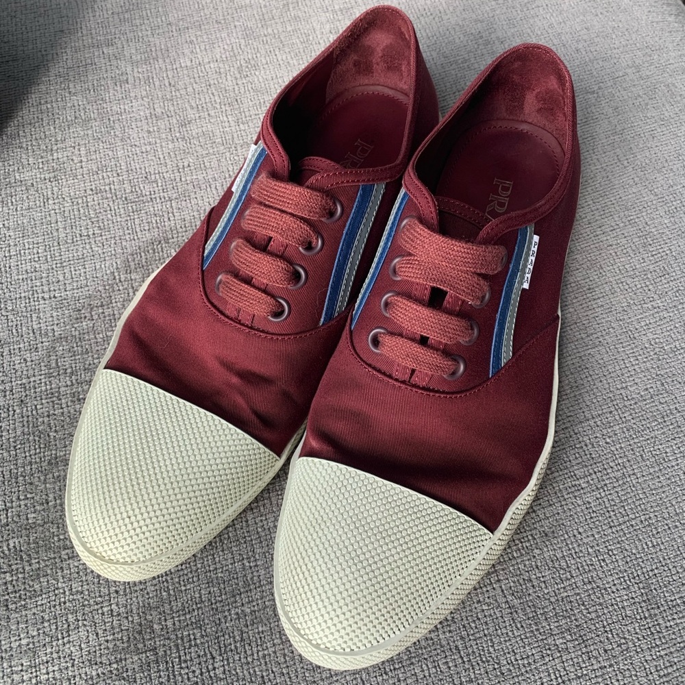 PRADA Shoes Calzature Uomo BURGUNDY